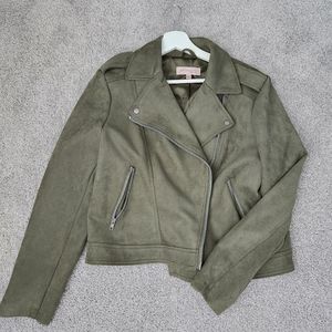 Philosophy faux suede biker jacket